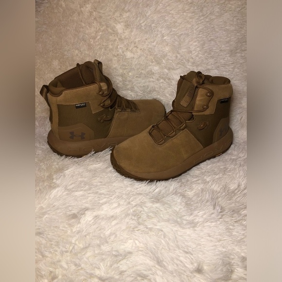 Under Armour Men's Brown Boots size 7.5 - Picture 3 of 13